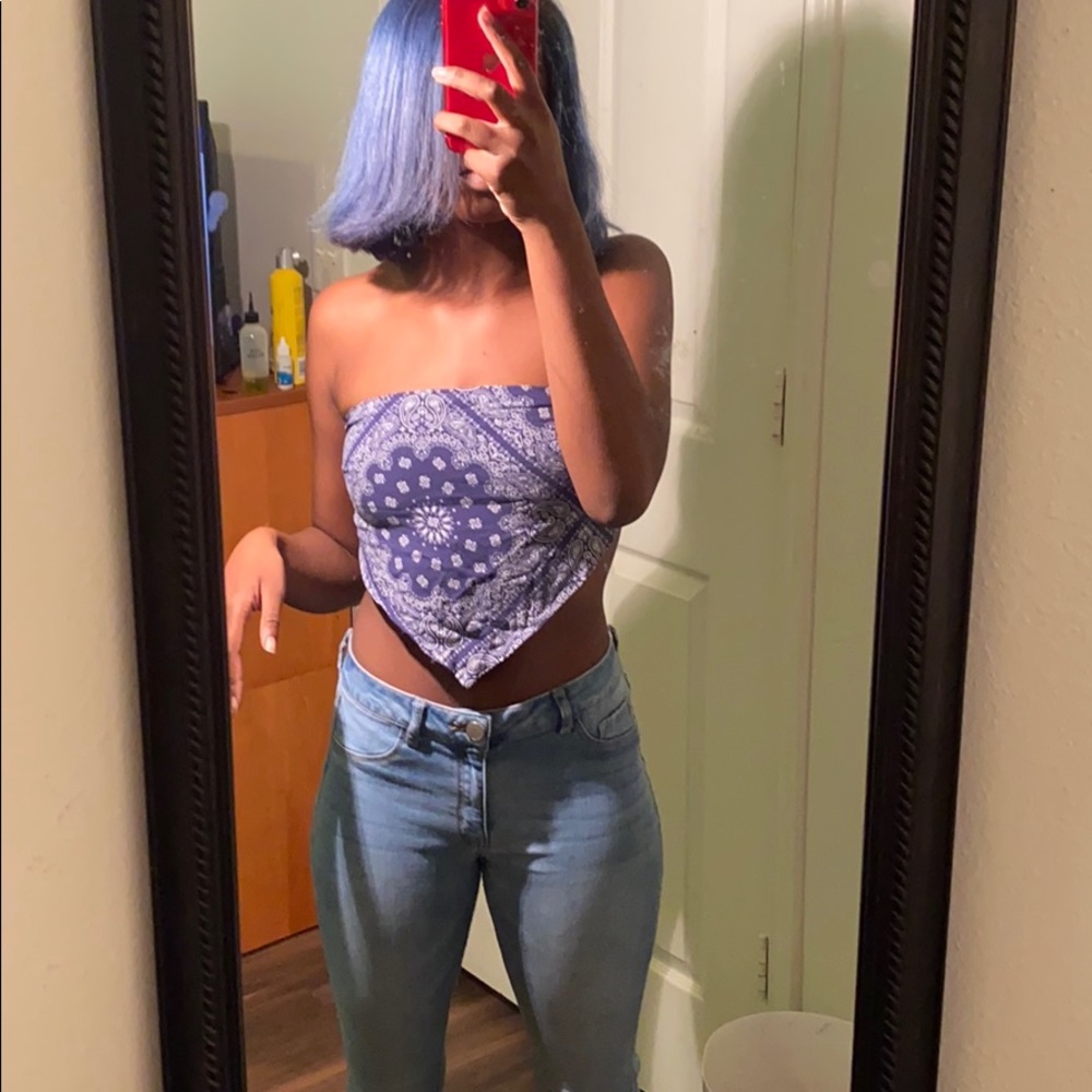 Bandanna tube top